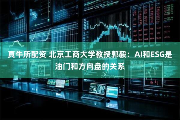 真牛所配资 北京工商大学教授郭毅：AI和ESG是油门和方向盘的关系